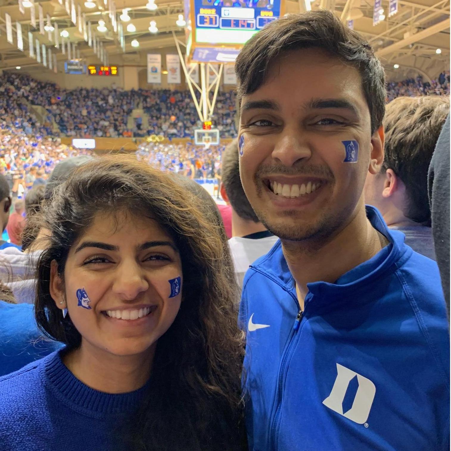 We are both Duke grads now, so have a wonderful basketball team to cheer for together :)
