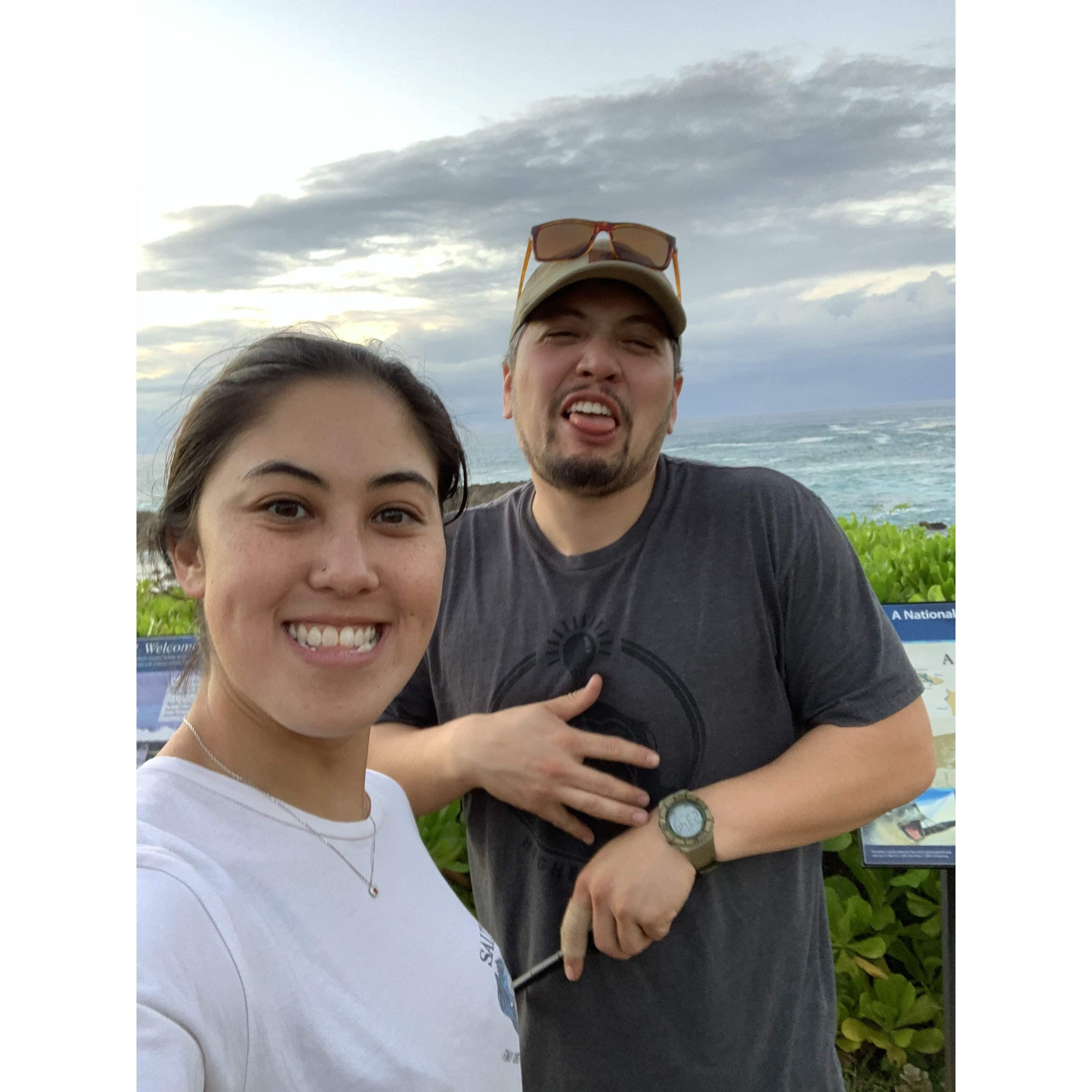 2019 trip to Oahu, we had just landed and driven up to the North Shore
