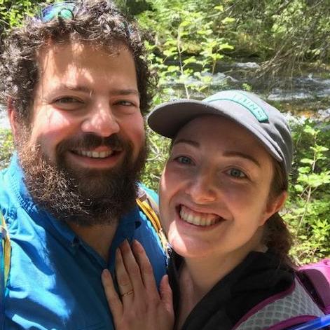 Paul proposed to Michelle on a hike in Leavenworth, WA