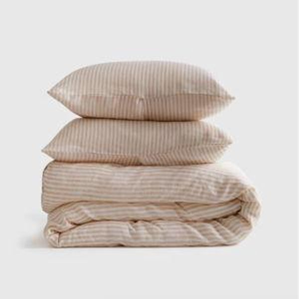 European Linen Duvet Cover Set - Full/Queen