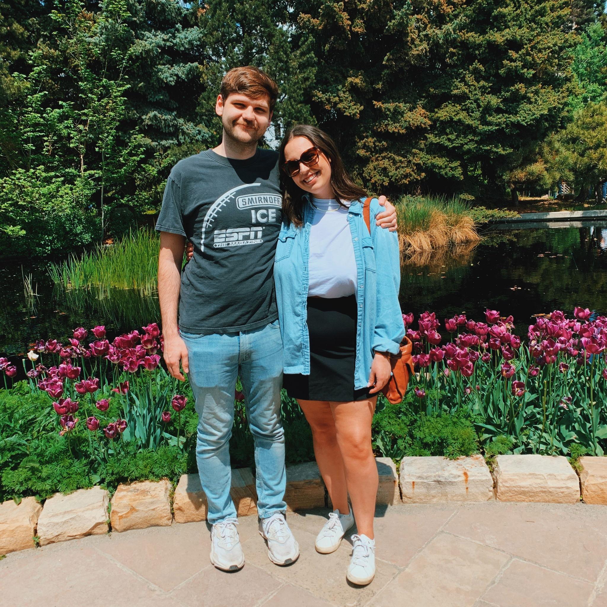 One of our first pics together after moving to Denver!