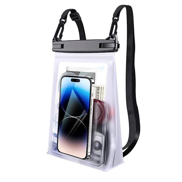 Large Floating Waterproof Phone Pouch [with Sealing Strip], Cell Phone Dry Bag for iPhone 14 13 12 Pro Max Galaxy S23 All Phones, Universal Float Water Proof Bag for Beach Boating Swimming Water Park