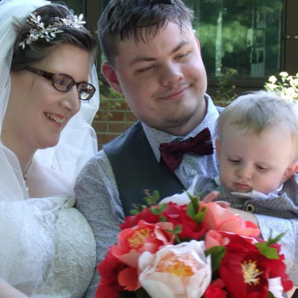 The most important part of our wedding was sharing the day with Oliver!