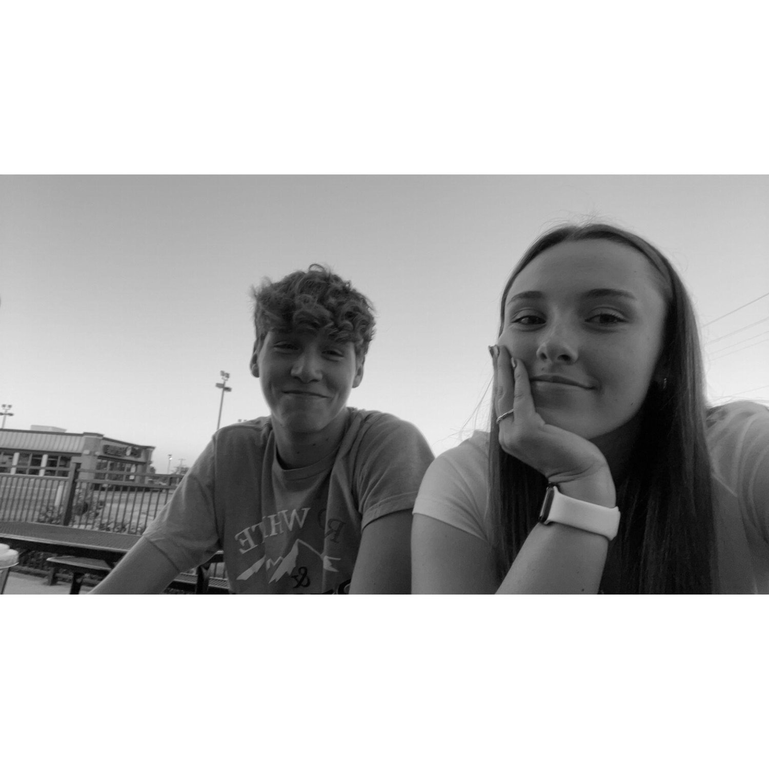 Our first time hanging out!