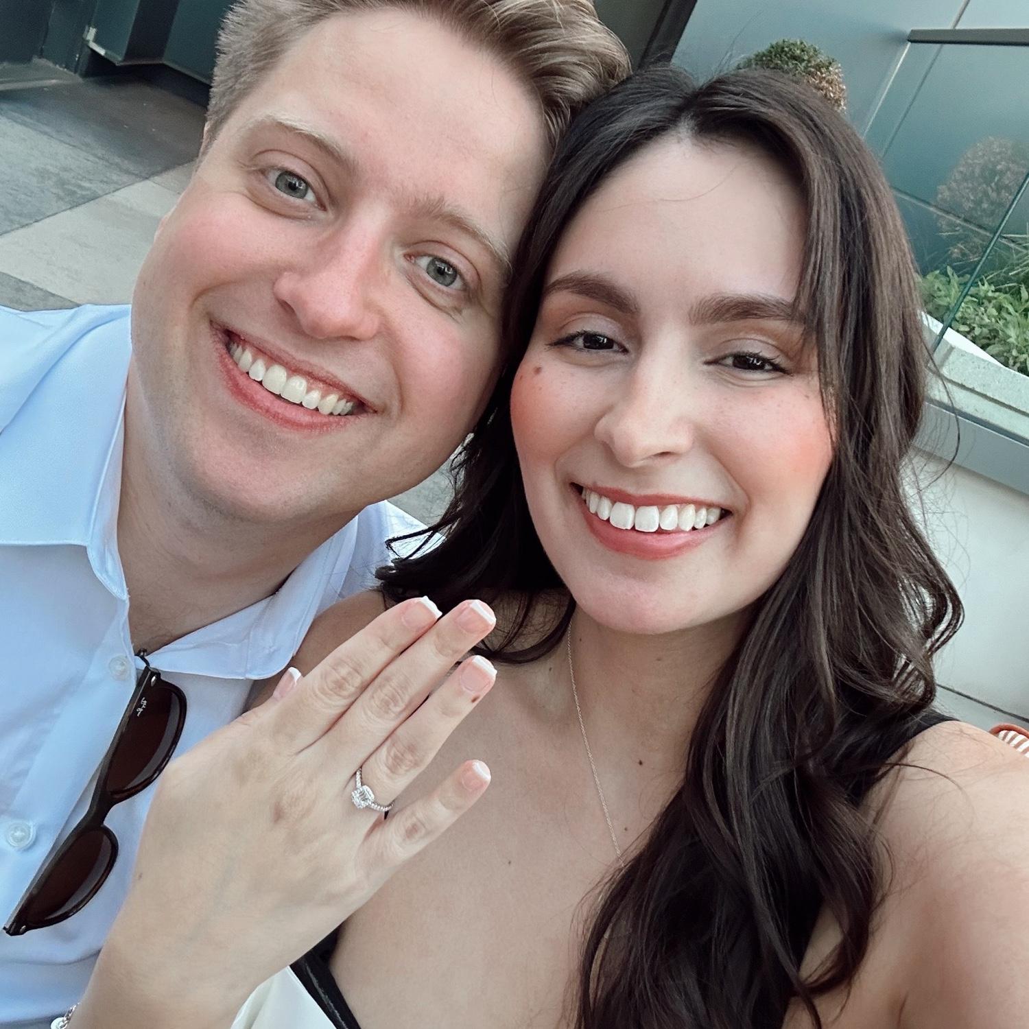 Right after we got engaged!