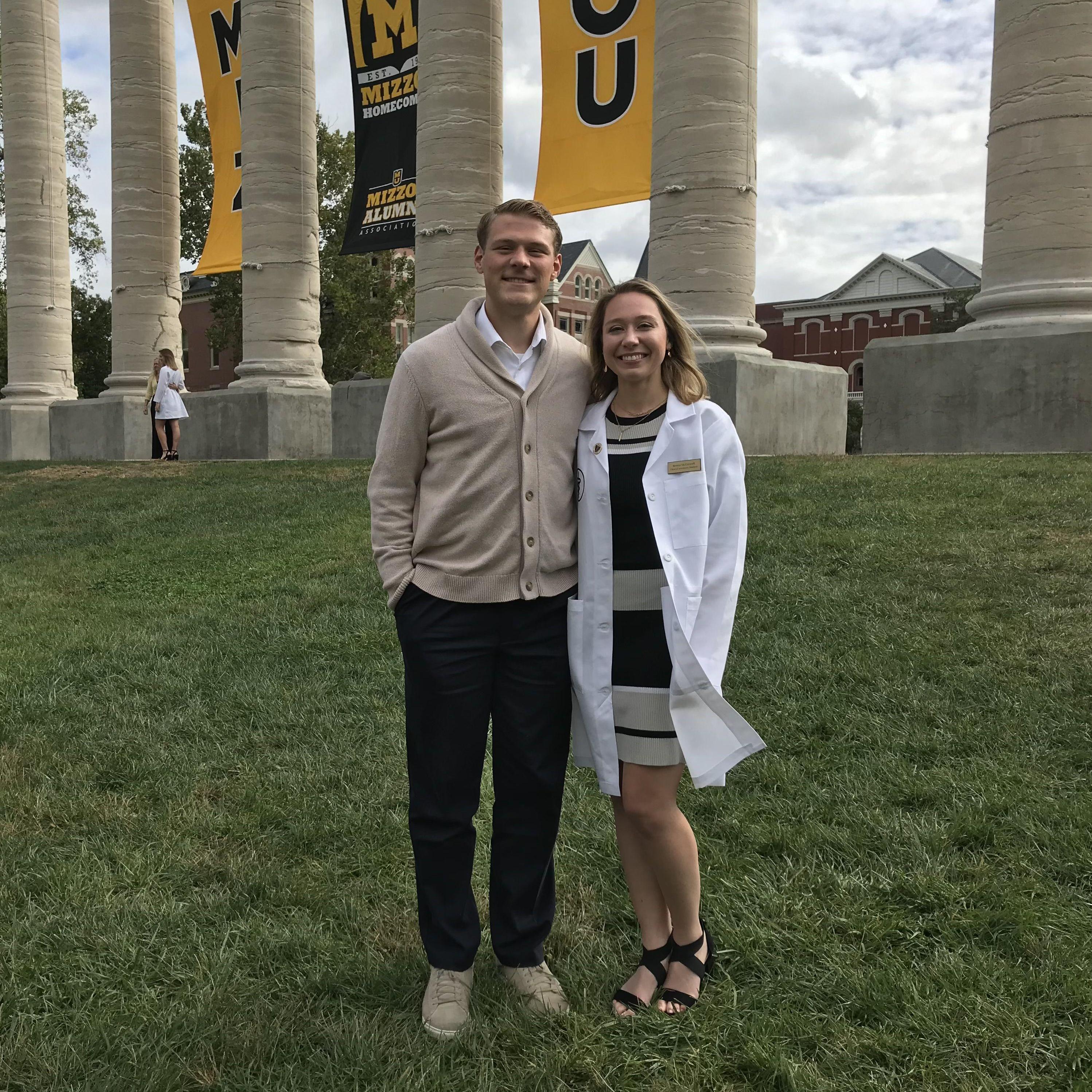 We've shared important moments, like Kenna's white coat ceremony.