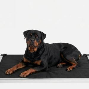 Chew Proof Armored™ Padded Dog Crate Bed XL Black