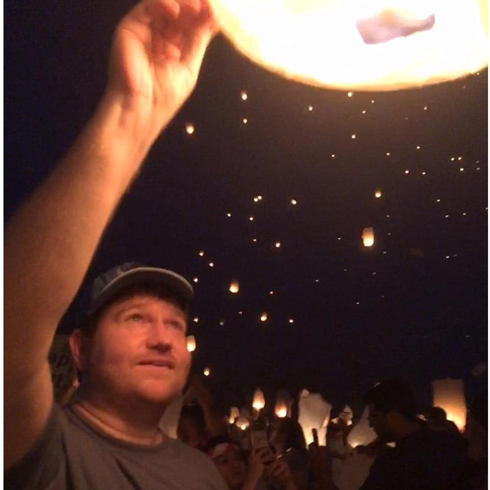 Hope's favorite picture of Nathan. From at the Lantern Festival... just before the wind kicked up and the whole thing became a fire hazard!