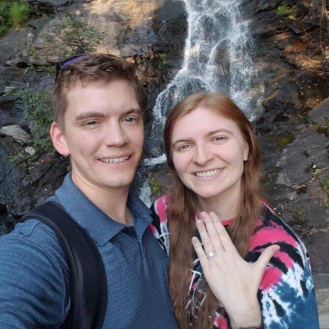 Engaged September 10, 2019 at Amicalola Falls.