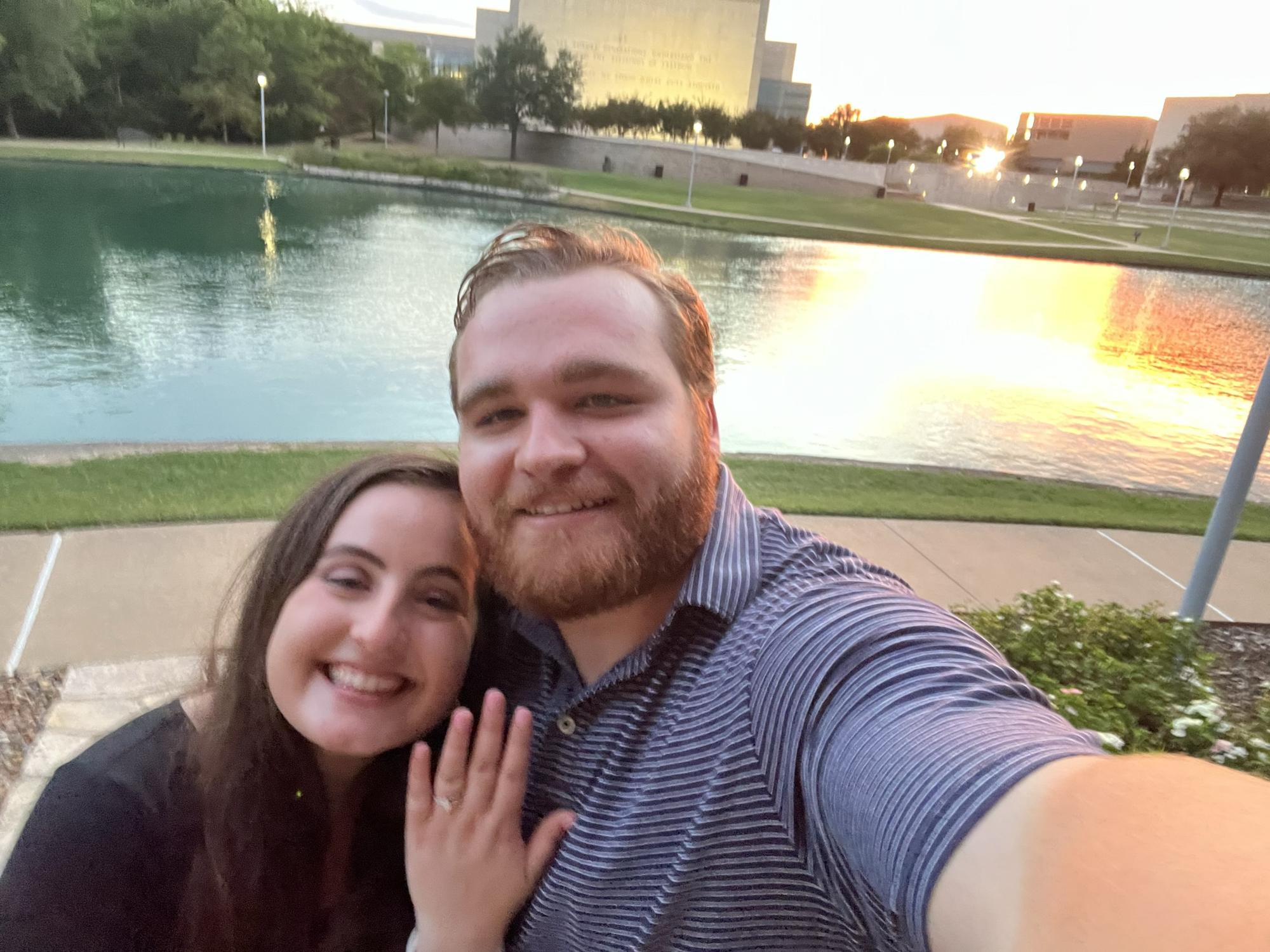 Blurry but goodie engagement day!