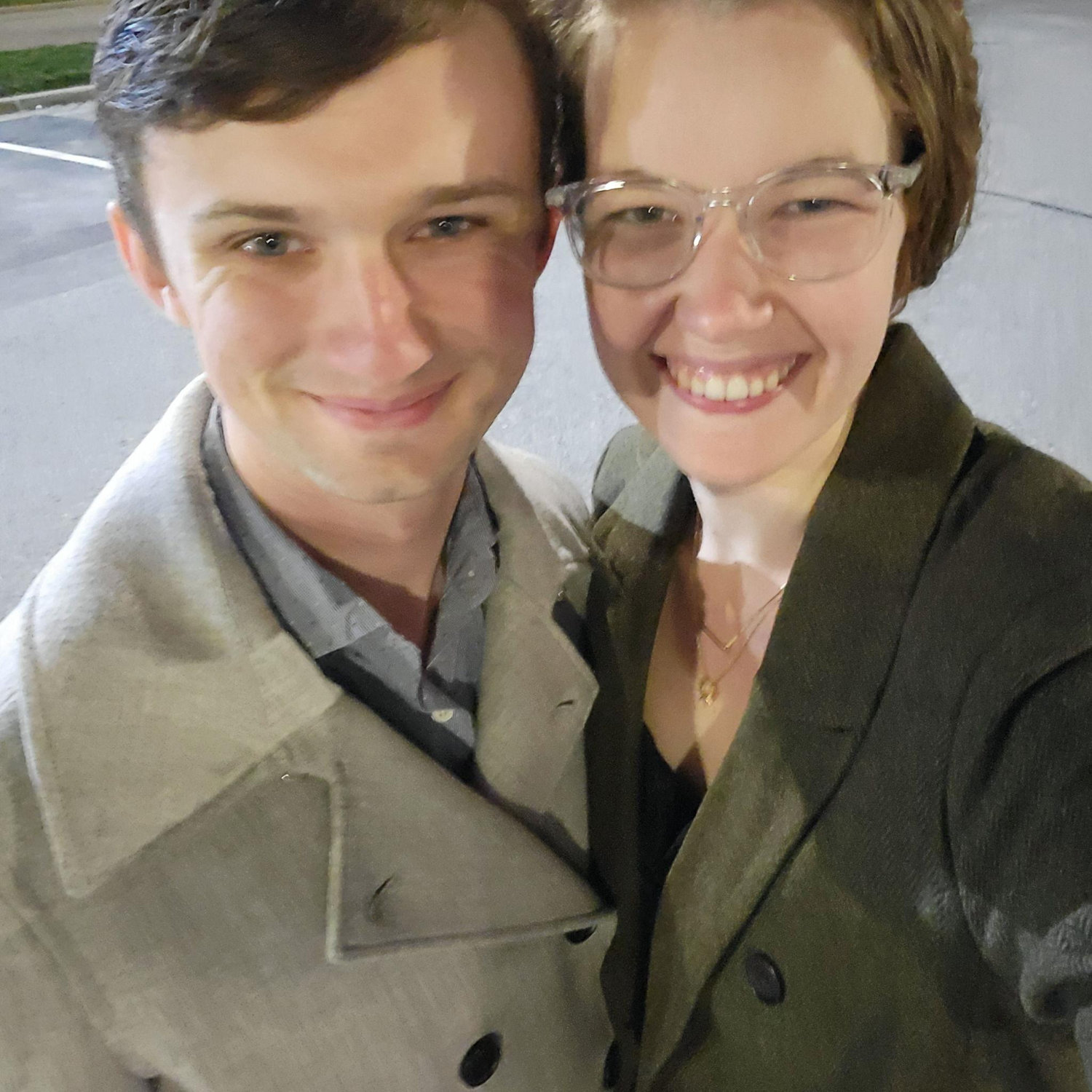 Our first photo together