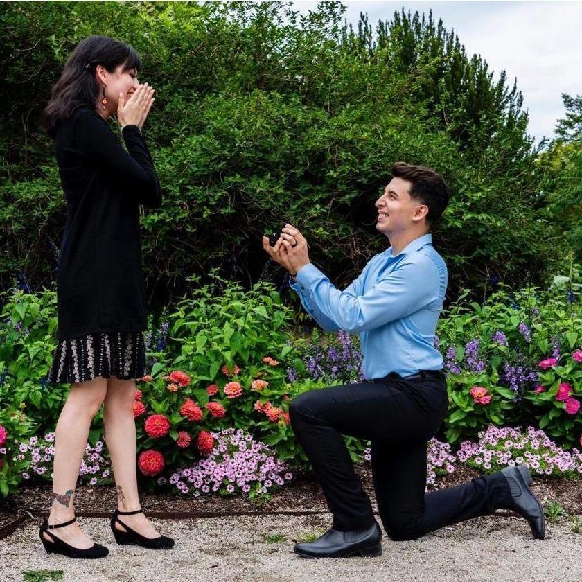 When she said "Yes" for the first time.