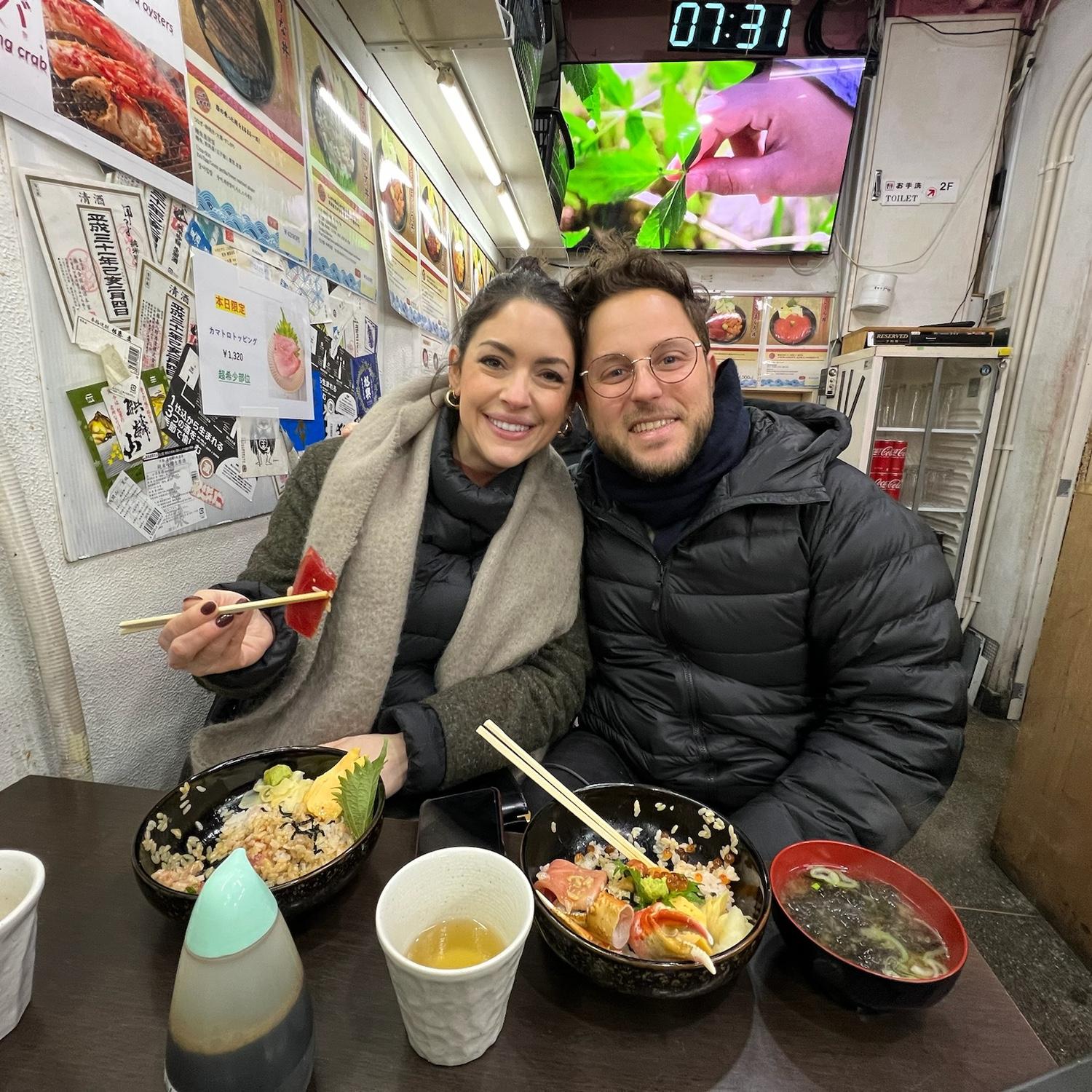 7:30am sushi in Tokyo