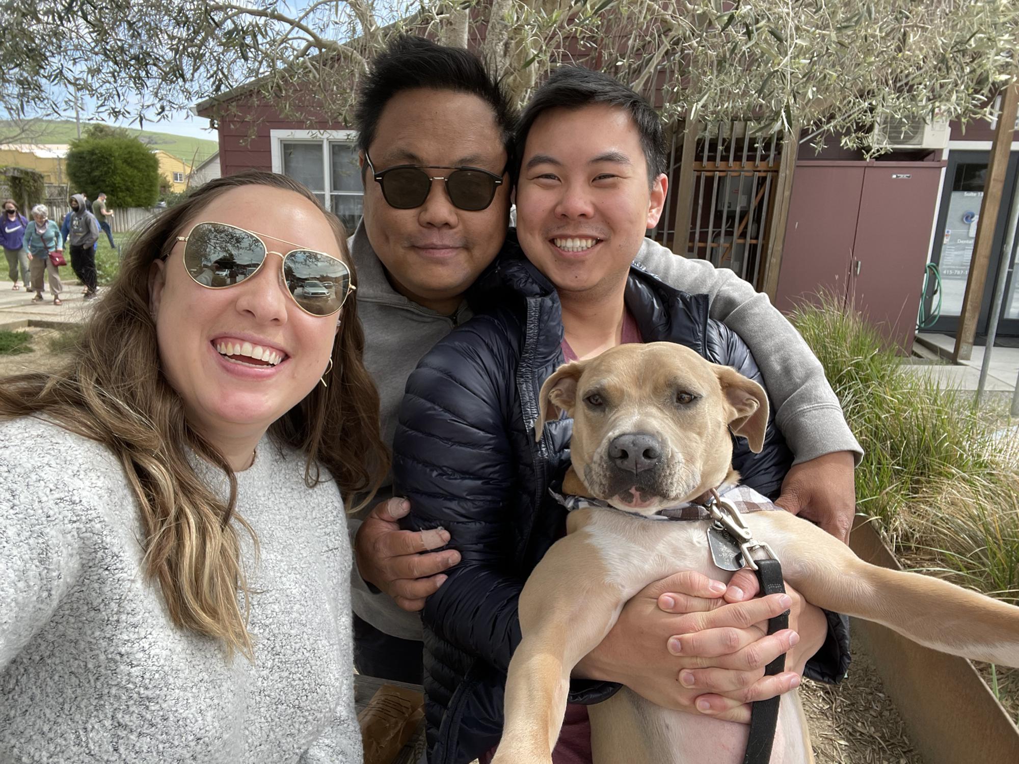 Chelsea, Jason, Justin, and Booker in 2018.