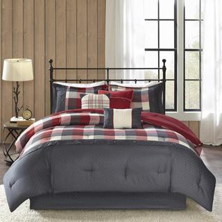 Ridge 7-Piece Herringbone Comforter Set