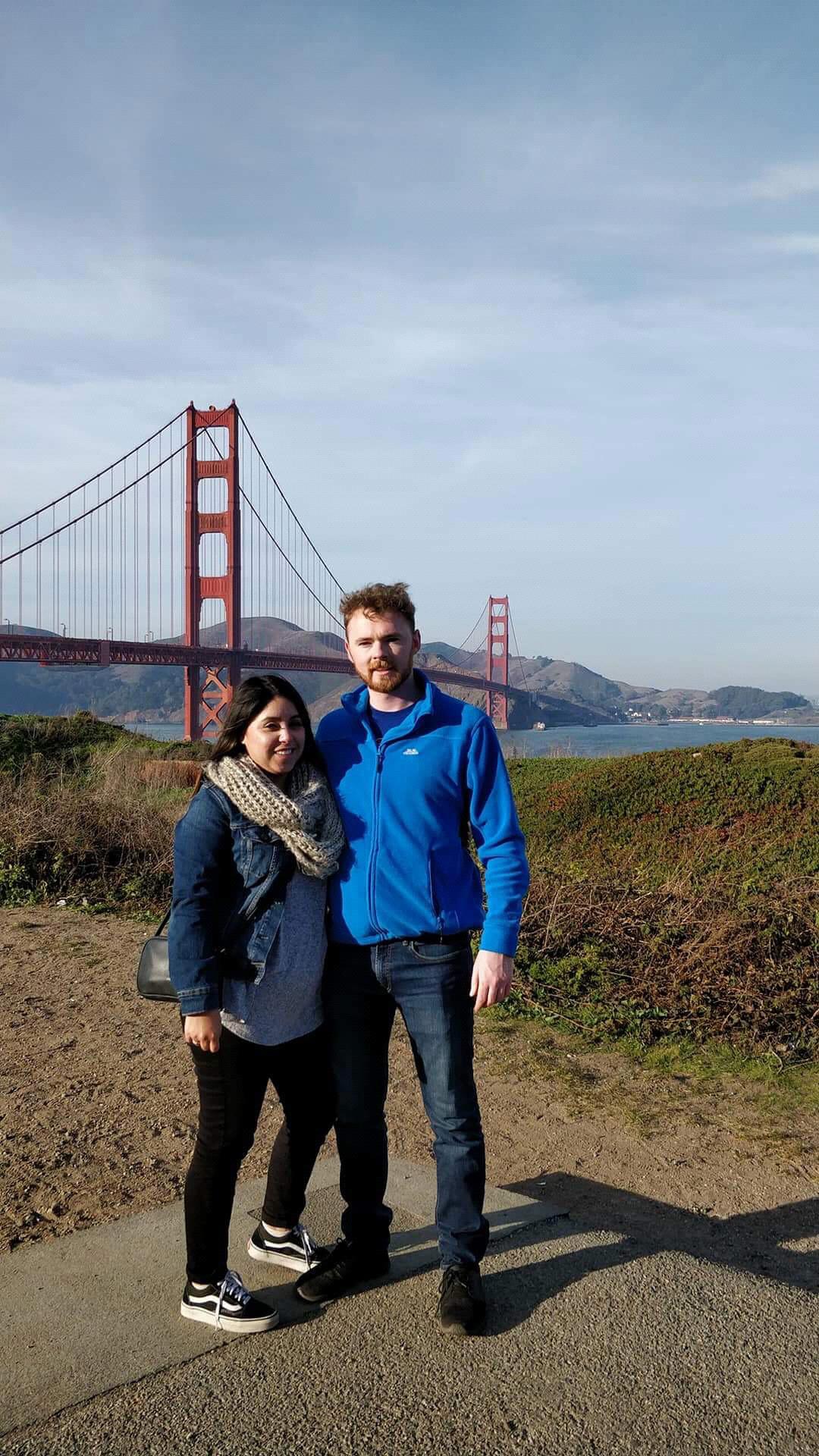 Showing Paul around Elisa's hometown, the Bay Area! San Francisco December 2017