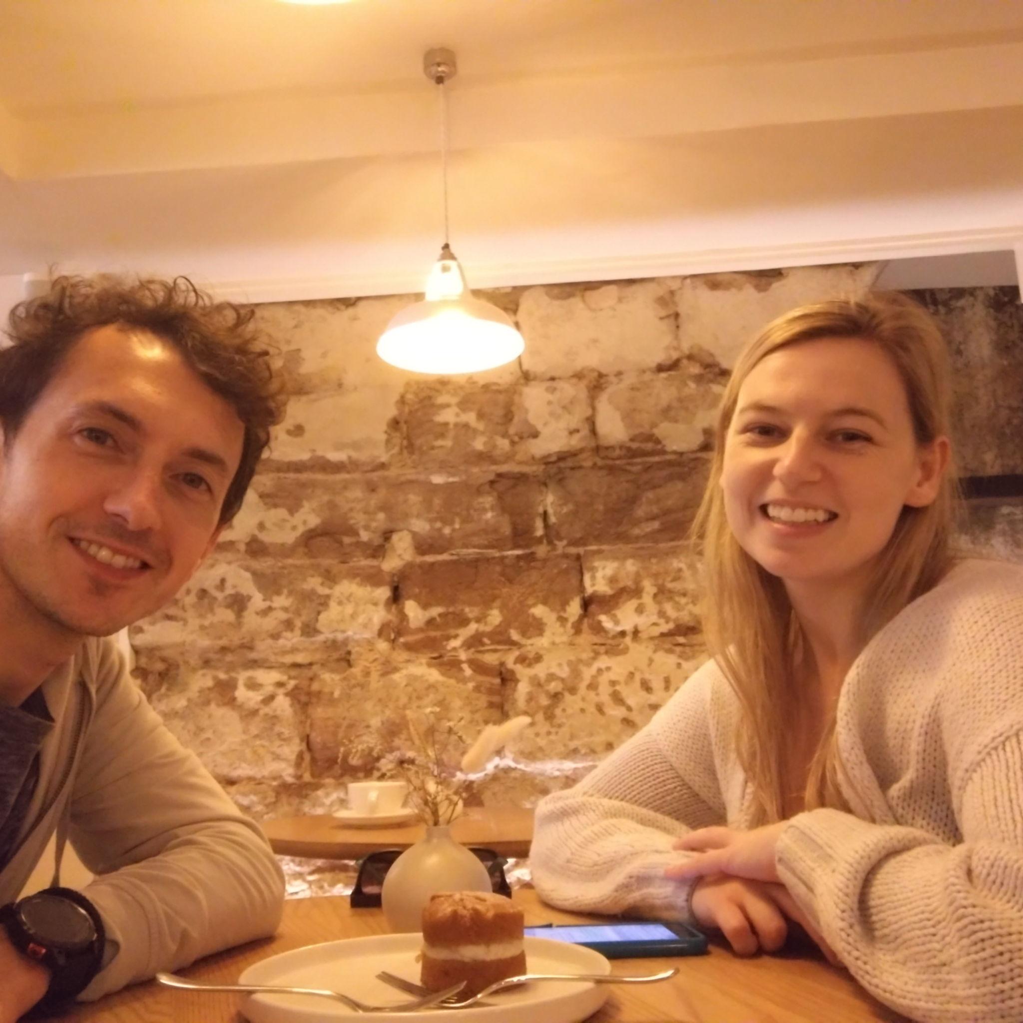 Back to our first date meeting location for David's Birthday.