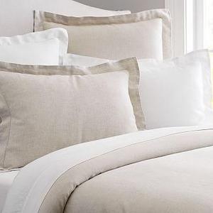 Belgian Flax Linen Duvet Cover, King/Cal. King, Natural