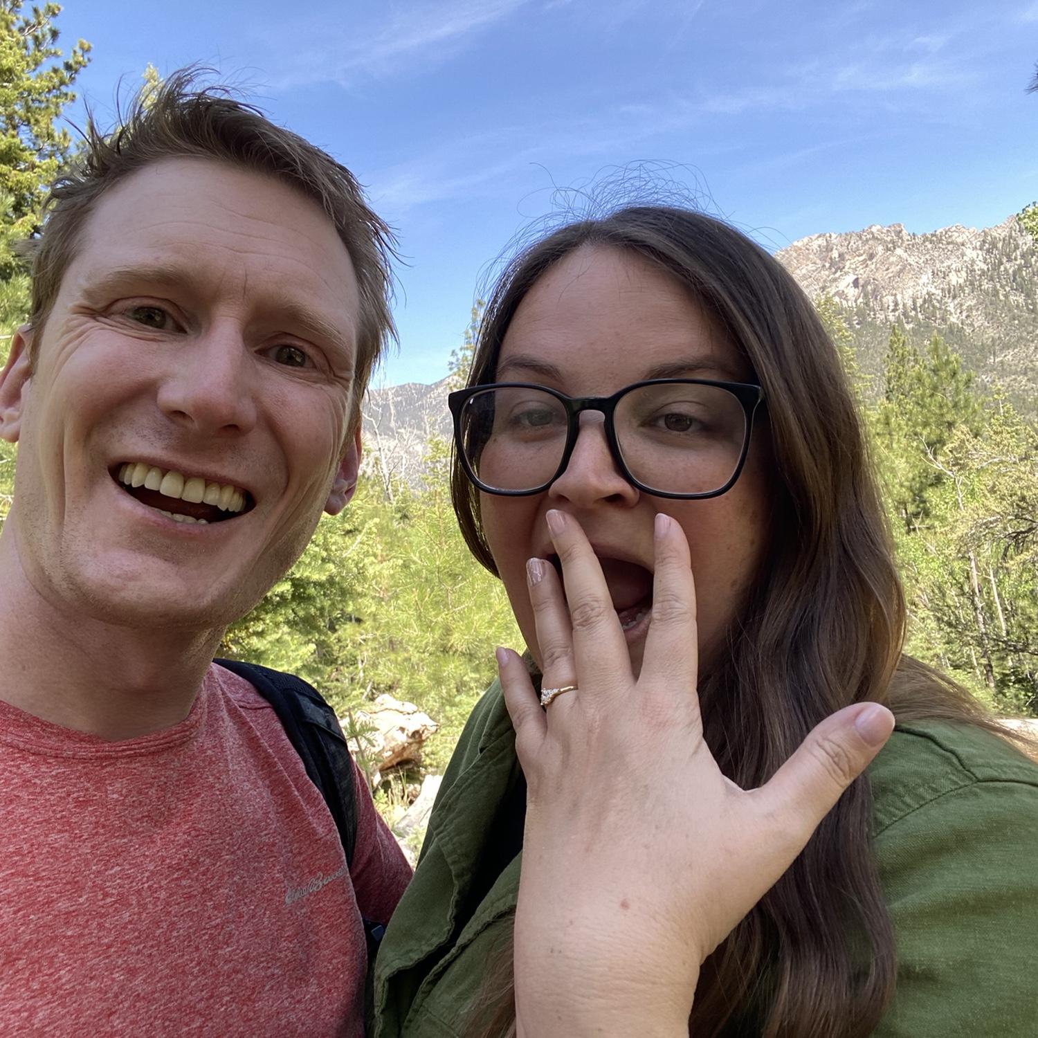 The day we got engaged!