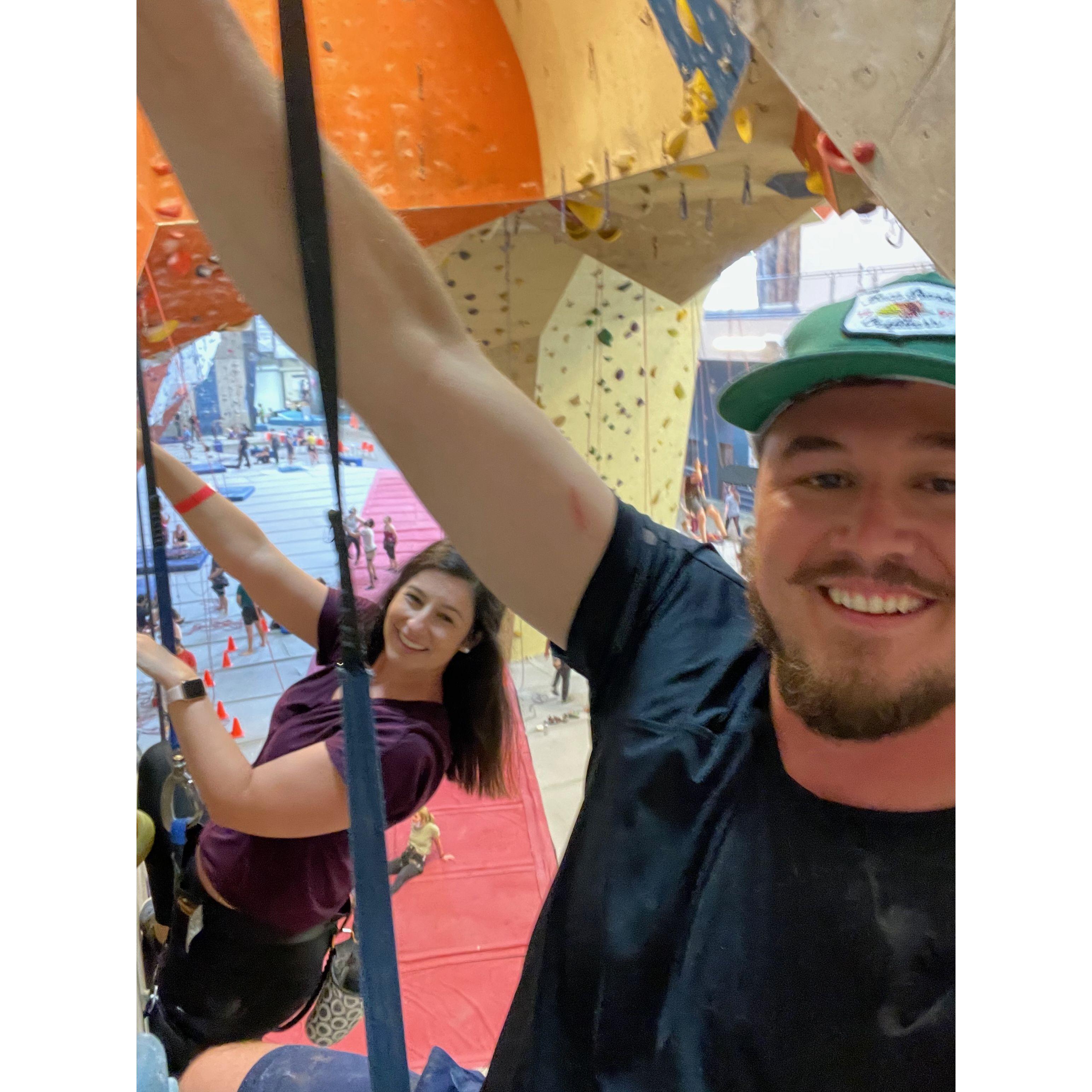 Rock climbing!