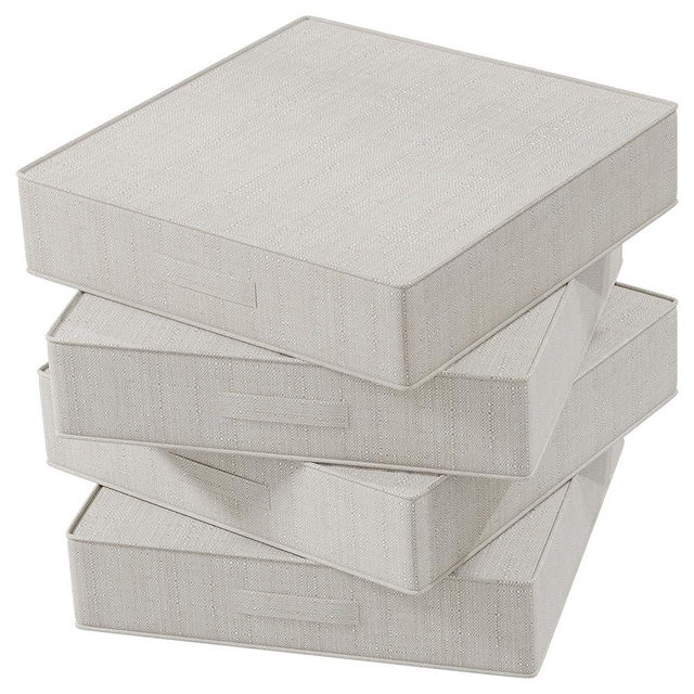 AOFEITE Outdoor Olefin Chair Cushions 24"x24"x5" Set of 4 Waterproof Patio Seat Cushions for Patio Furniture with 4-Level Color Fastness Sofa Pads with Handle DIY Straps for Yard Garden, Light Beige