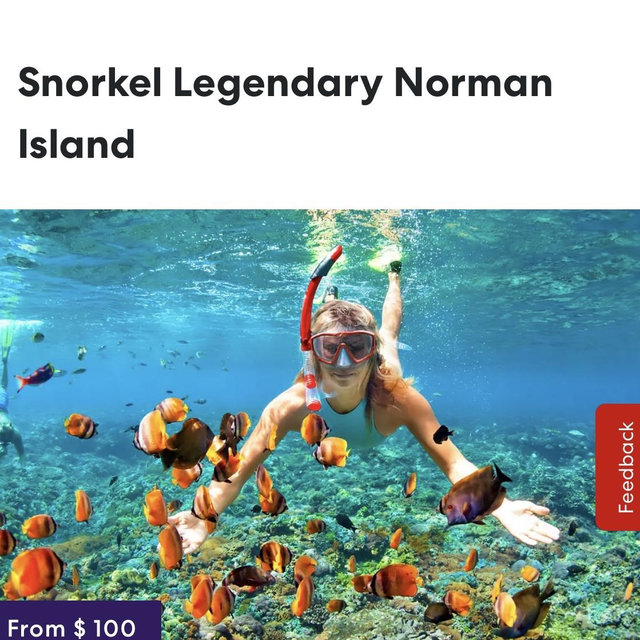 Snorkel excursion in Tortola