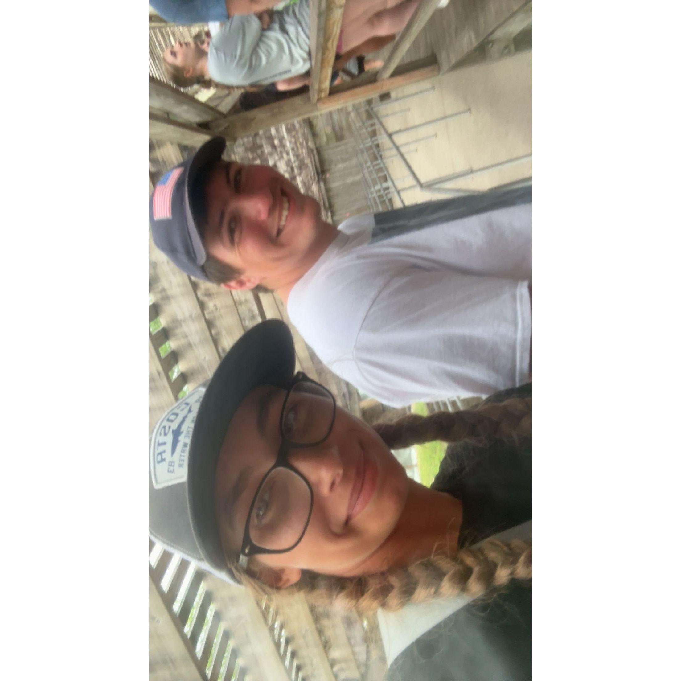 Our first time at Adventureland together