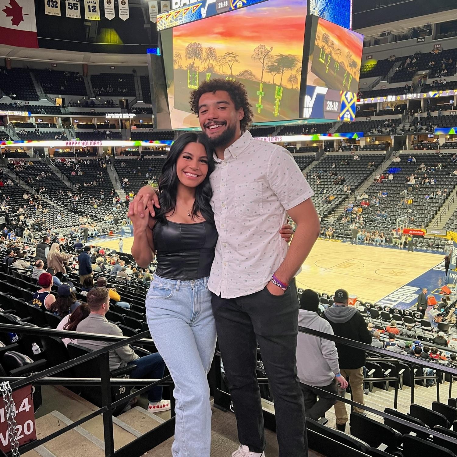 First NBA game together