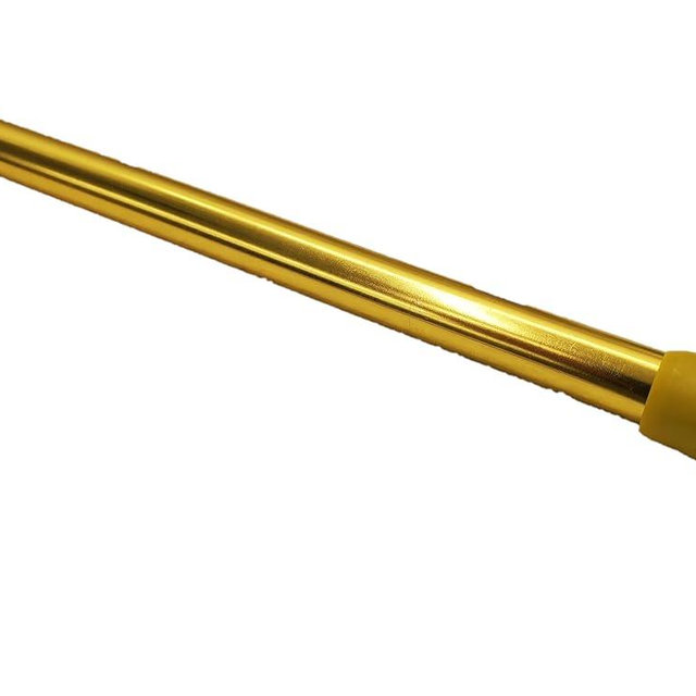 Van Wyck Regular Duty Lightweight Tension Rod 7/16" Diameter Adjusts from 18-28 Inches Brass Finish