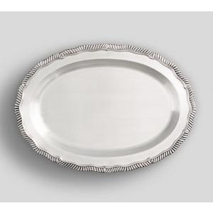 Antique Silver Oval Tray