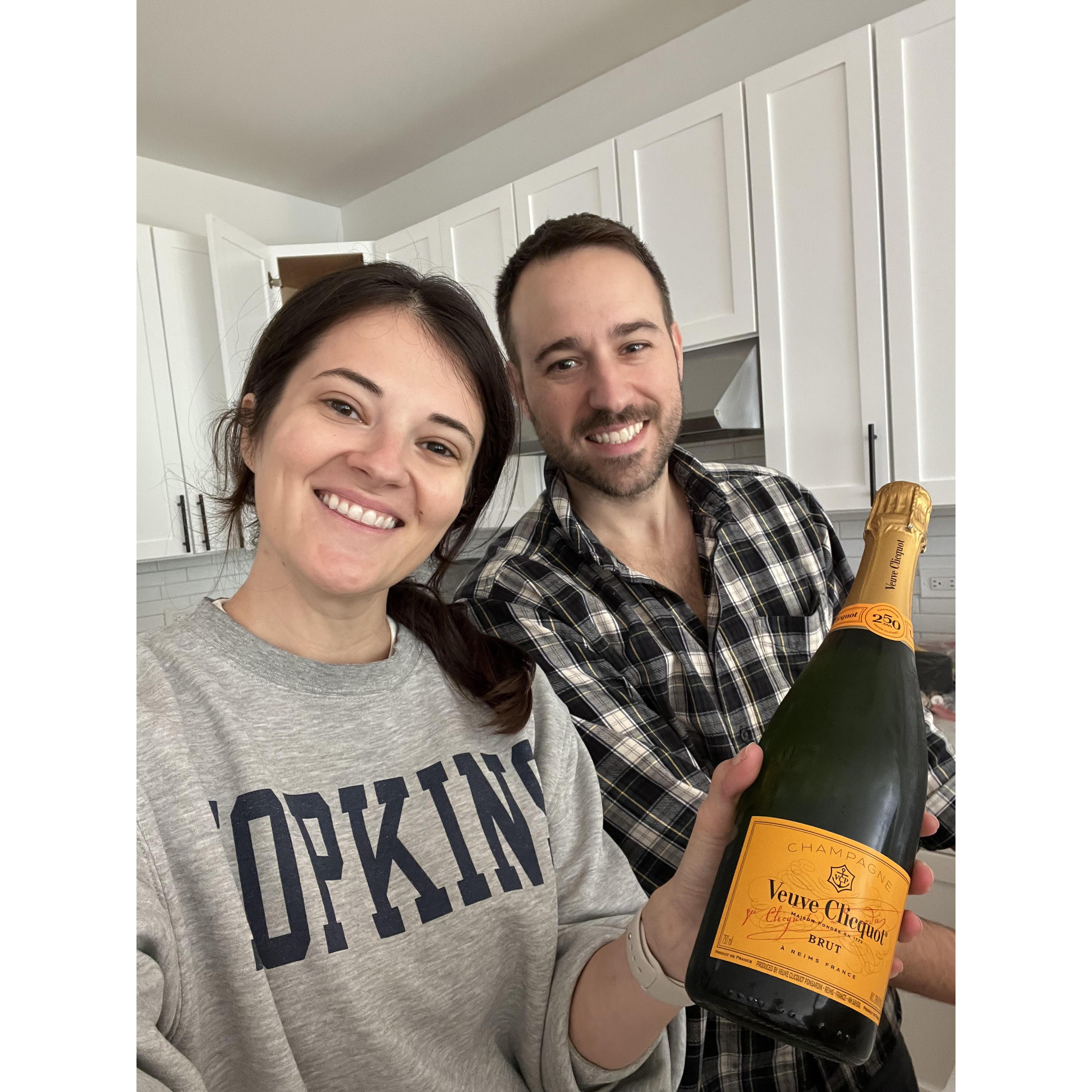 In October of 2023 Jordan and Zane buy their first home and kick off their wedding planning!