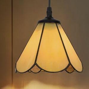 1 - Light7 inch hanging pendant plug in Pendant - Honey Yellow