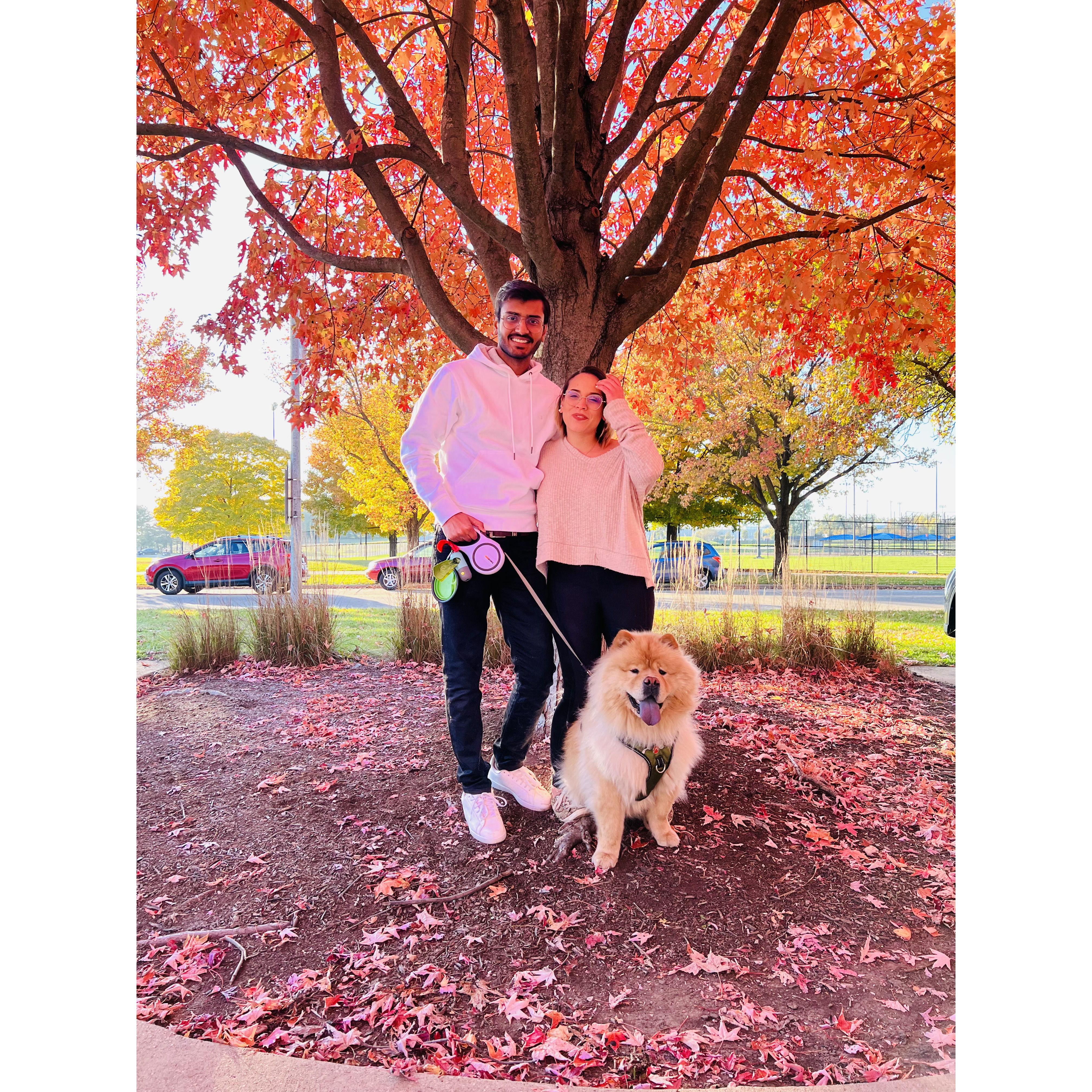 First fall together