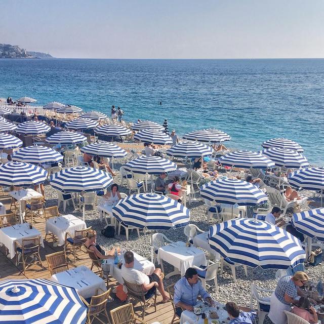 French Riviera Beach Day