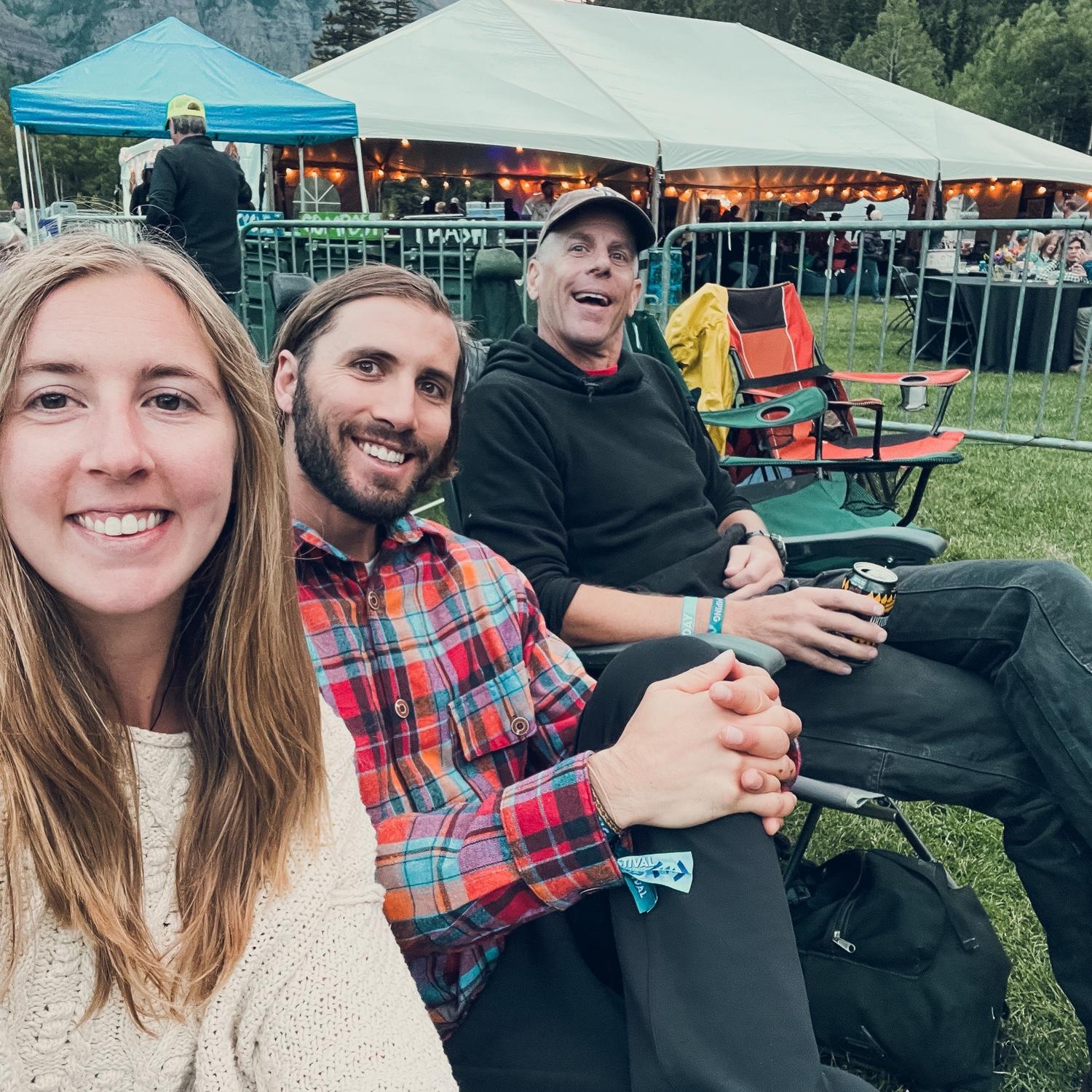 At the Telluride Jazz festival with Ben!