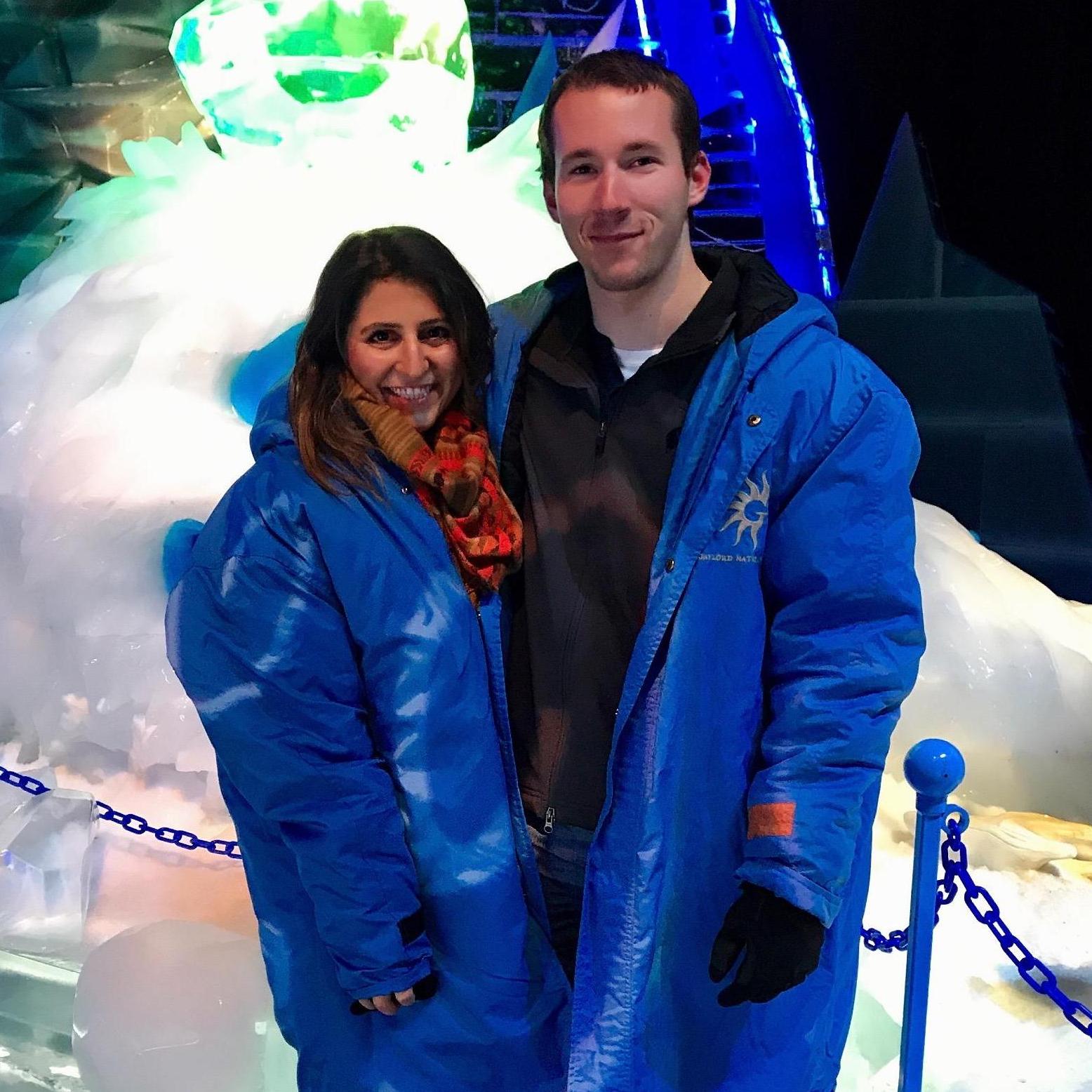 First date!  Ross proposed almost exactly two years later while celebrating our "first date-iversary."