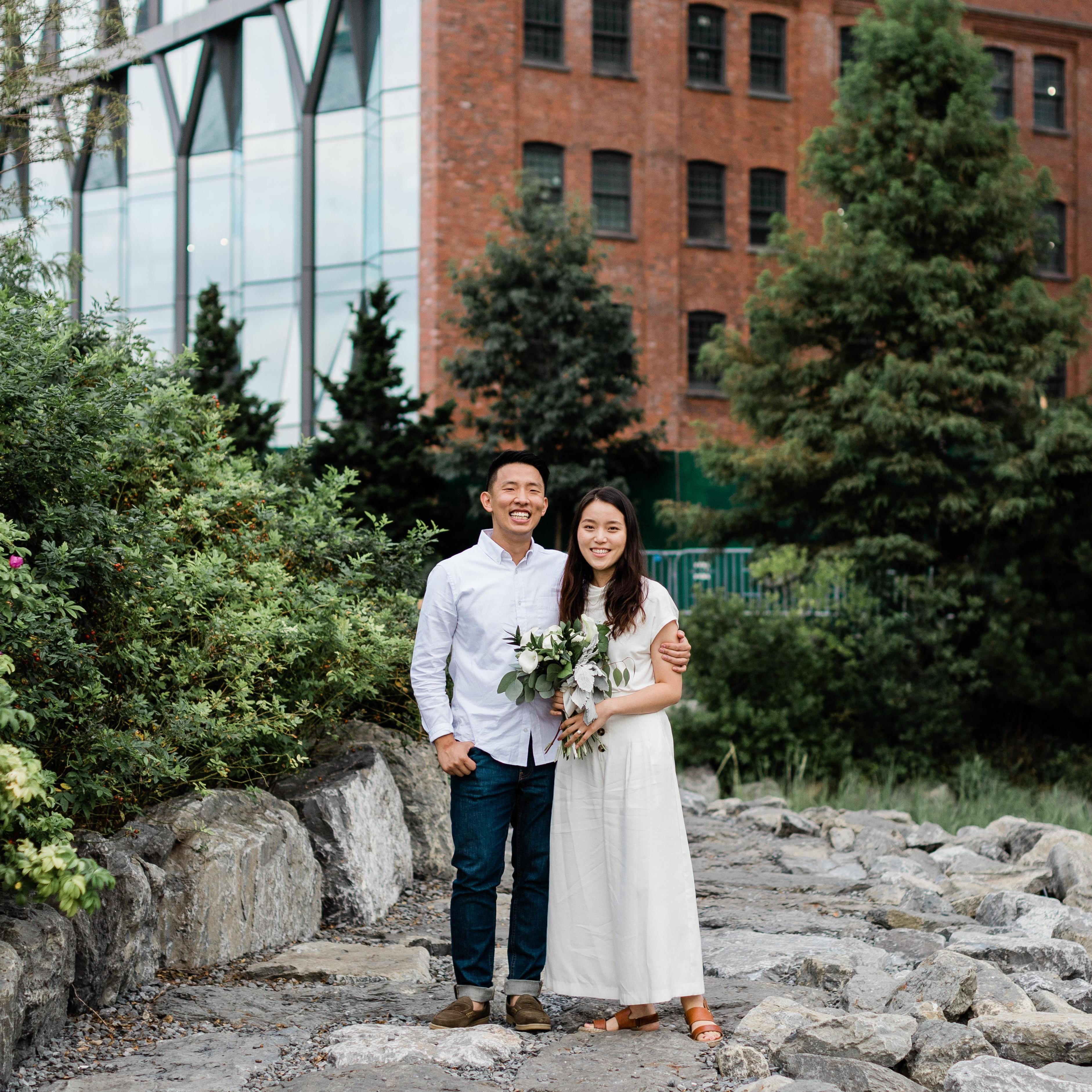 Fun fact: John proposed at park named after his own!