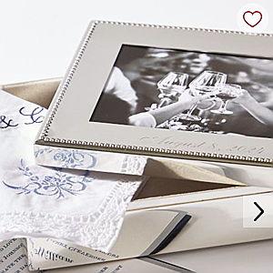 Celebration Beaded Photo Keepsake Box