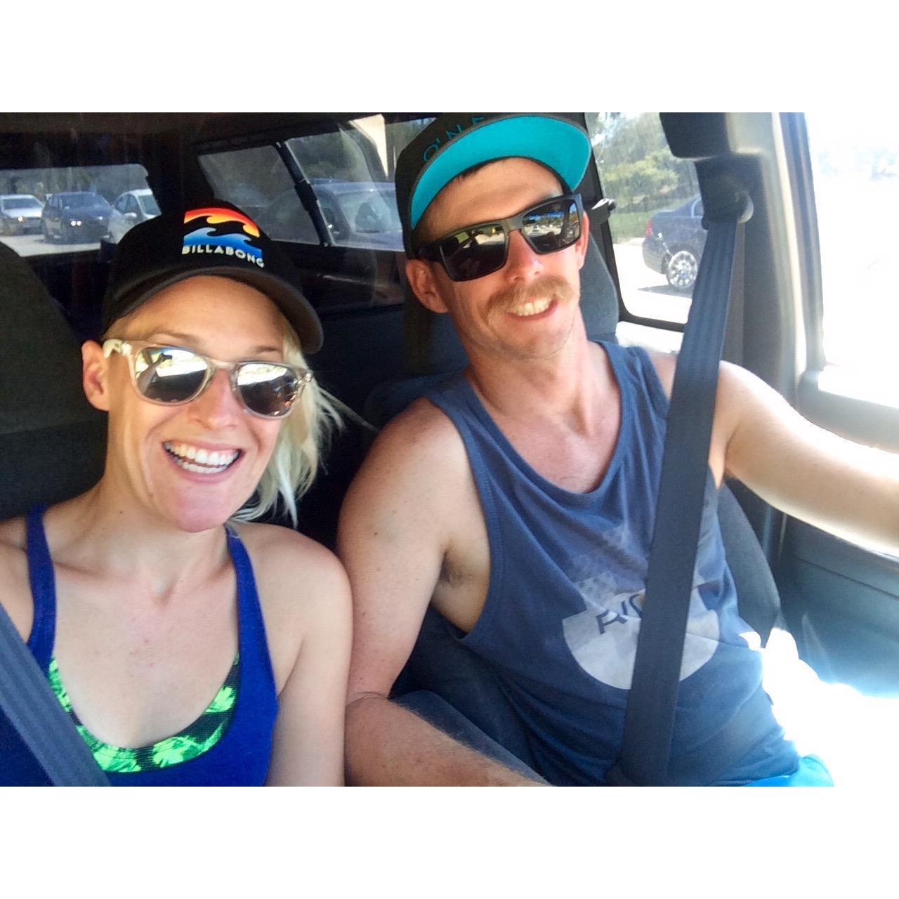 Heading off on one of our many adventures