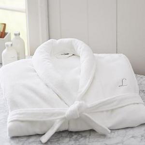 PB Classic Terry Robe, Large, White