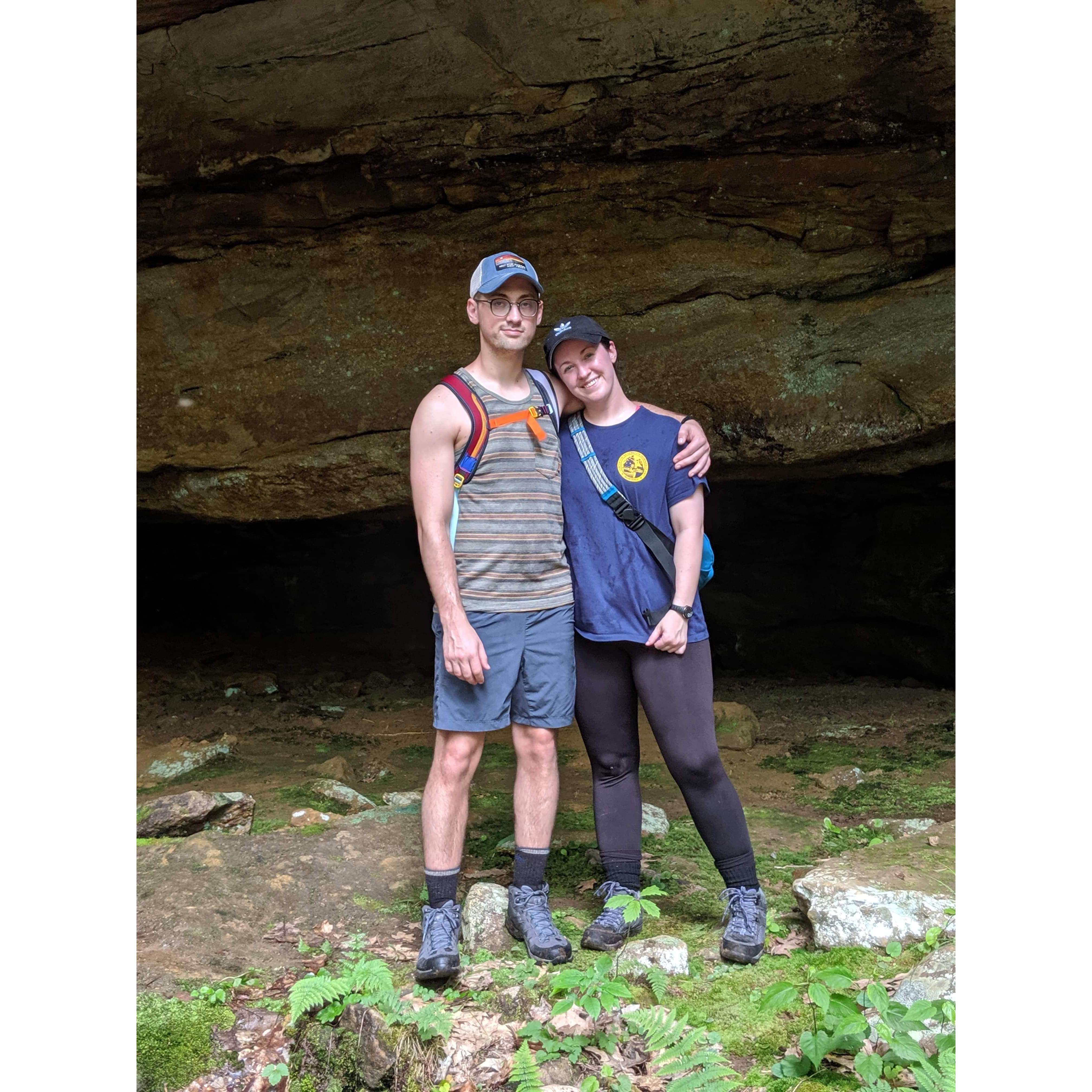 May 2019 - Holly River, WV. The weekend we decided to announce we were officially dating.