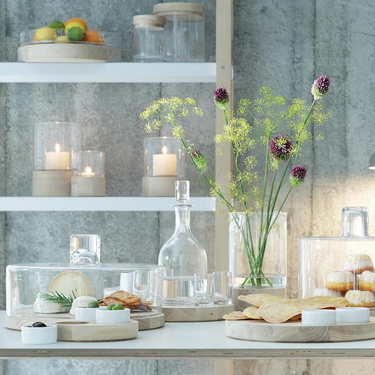 LSA International, Lotta Cheese/Patries Dome & Ash Base | Zola