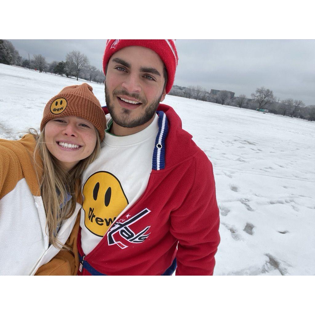 When it randomly snowed in Austin, 2021