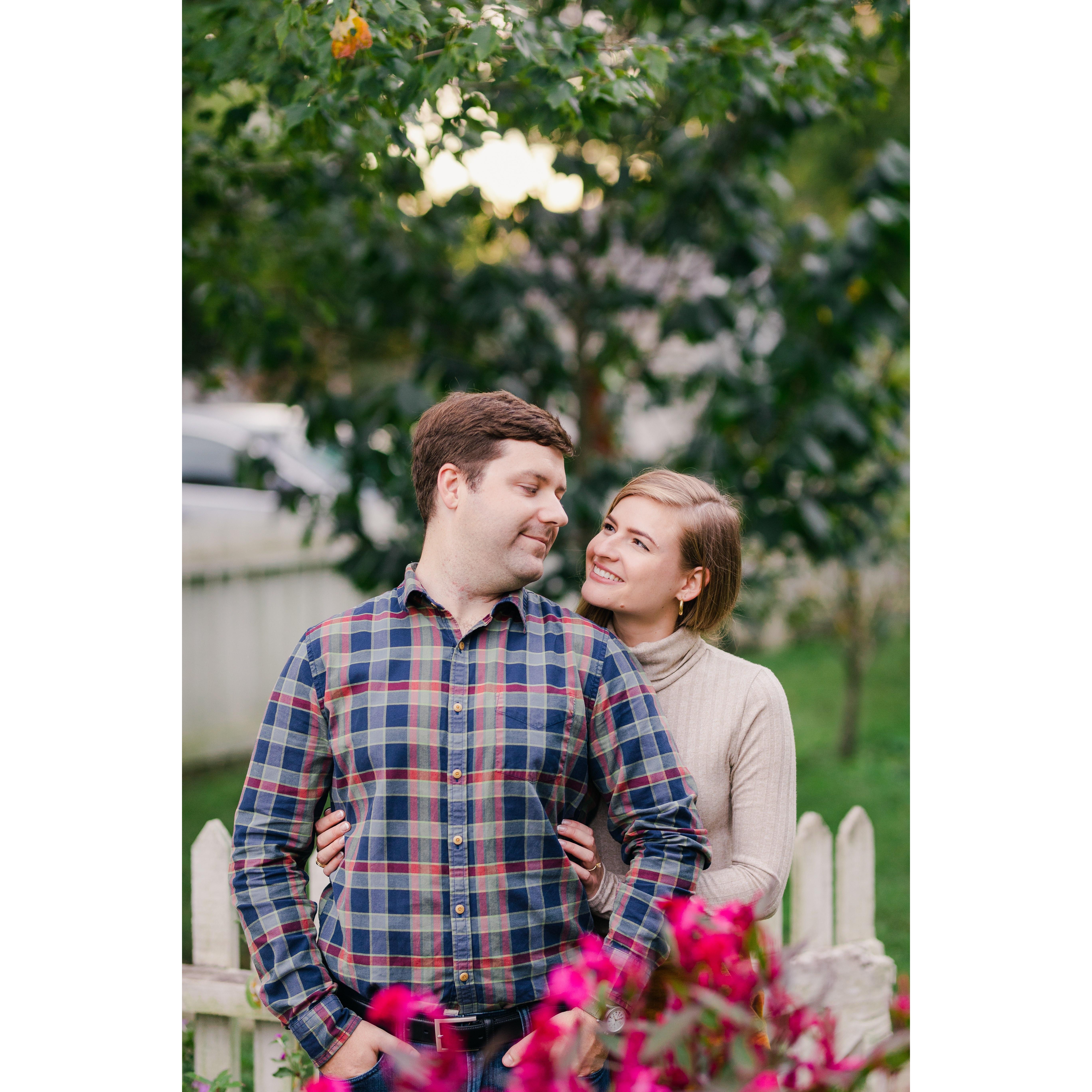 Engagement Photoshoot in Colonial Williamsburg - September 2021