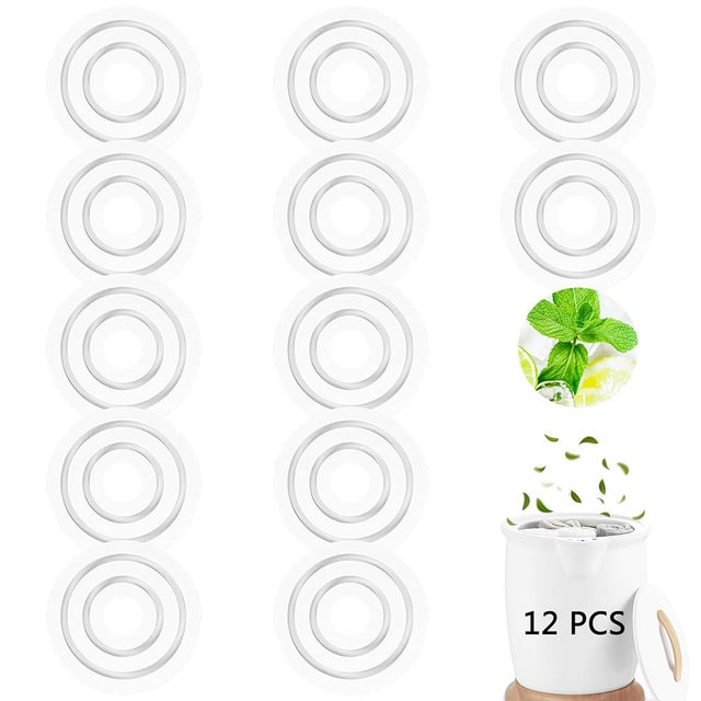 CYG&CL 12 Pack Towel Warmer Fragrance Disc Fresh Fragrance Scented Pads Replacement Fragrance Disc for Towel Warmer Bucket (Peppermint Flavor)