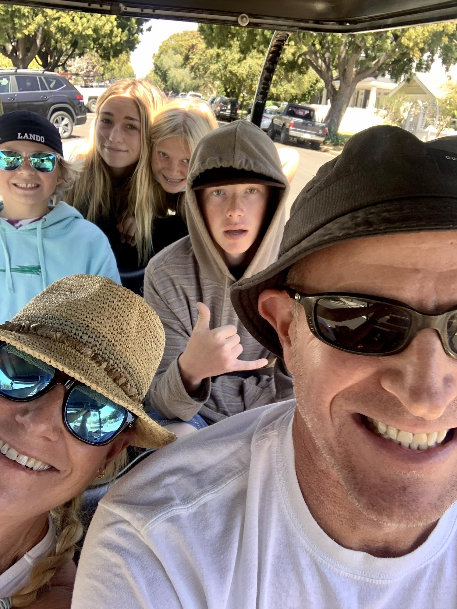 A golf cart tour of Coronado during Spring Break (Aug. 2020)