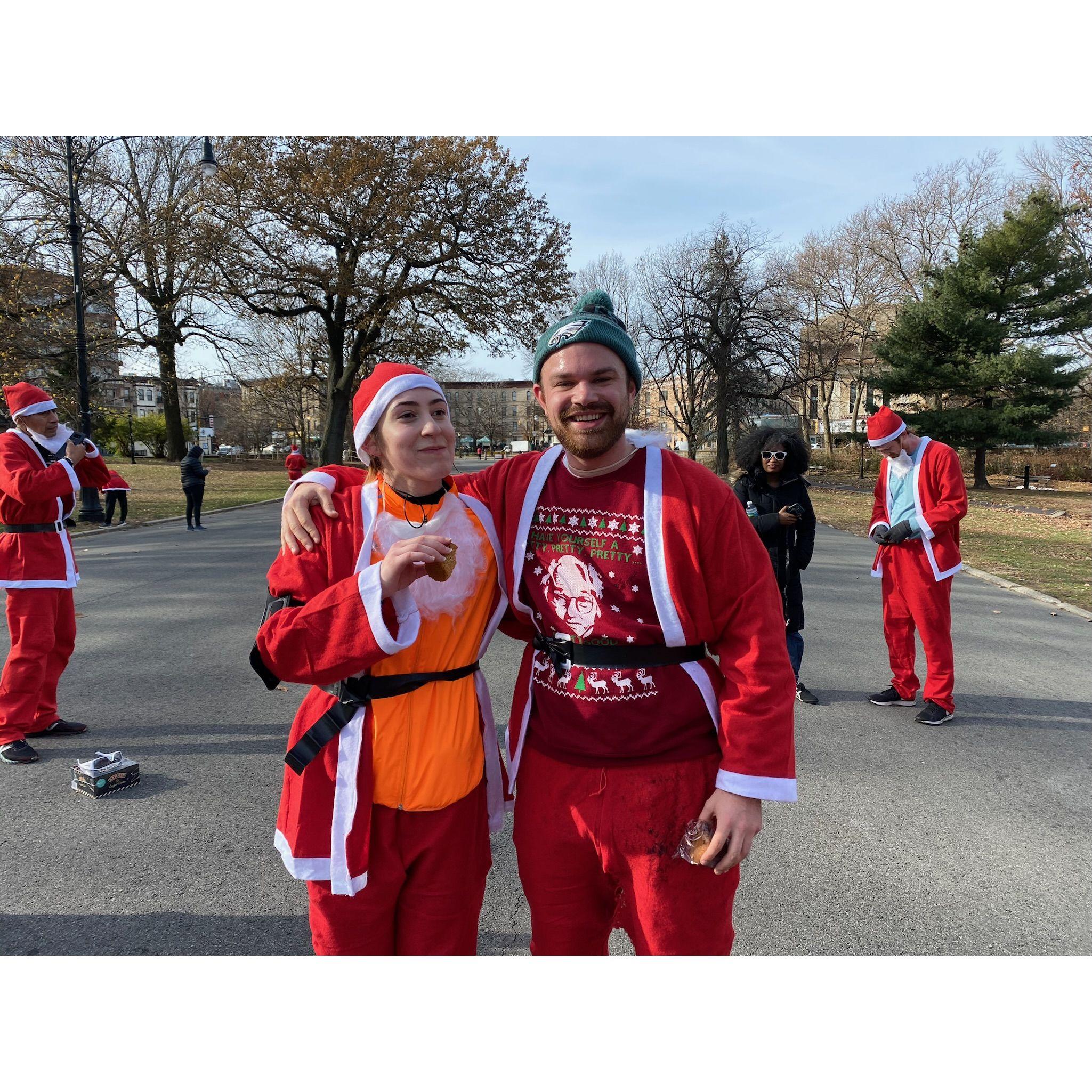 Post-Santa 5k in Prospect Park