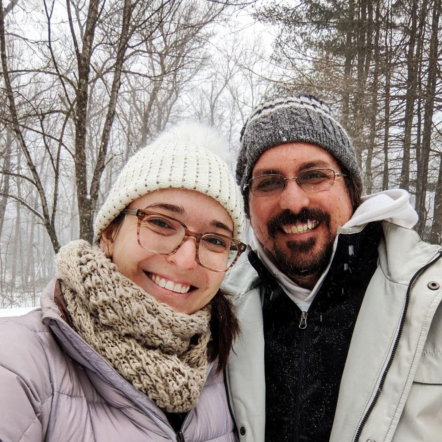 First Snow in Connecticut!