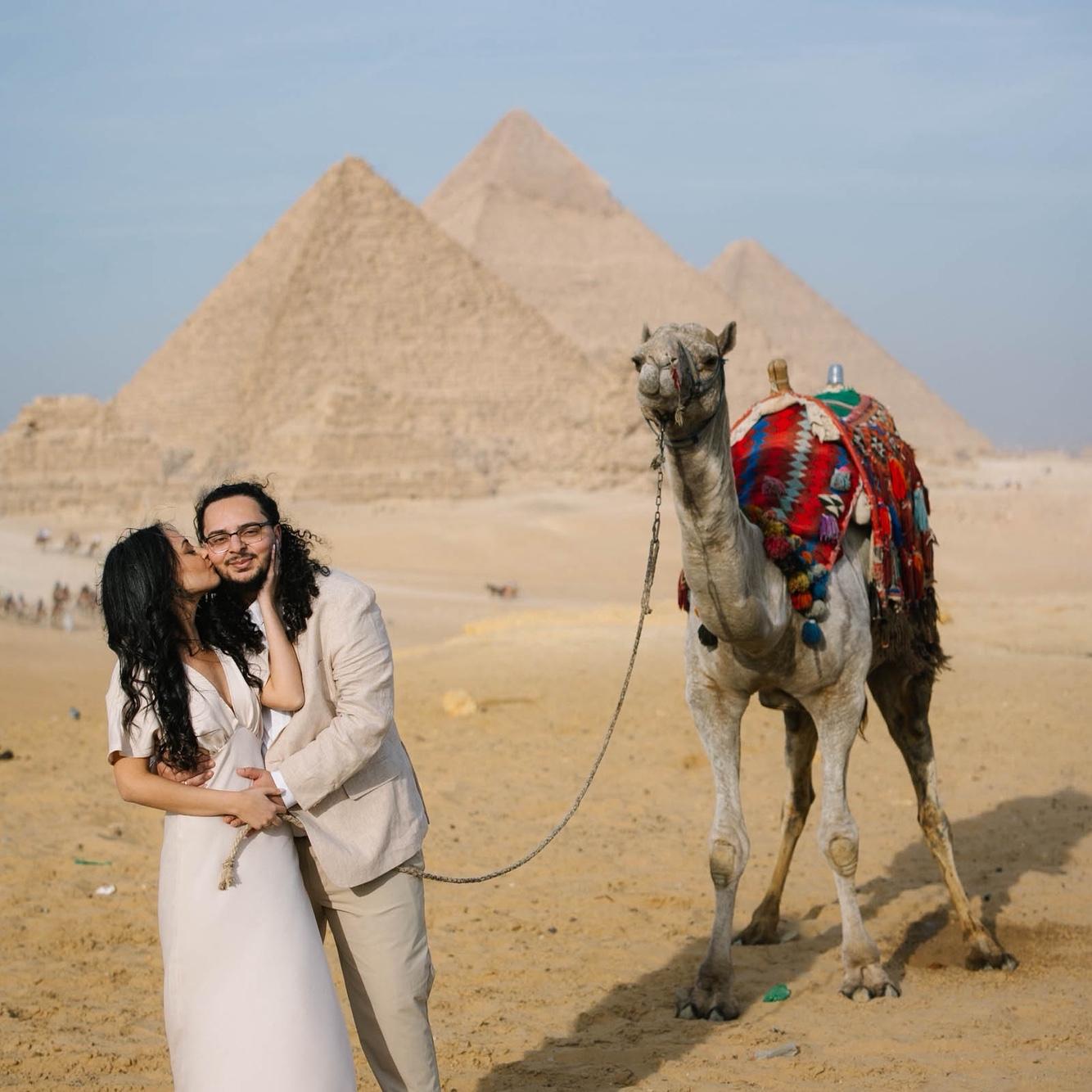 Our magical engagement photoshoot in Cairo, Egypt!