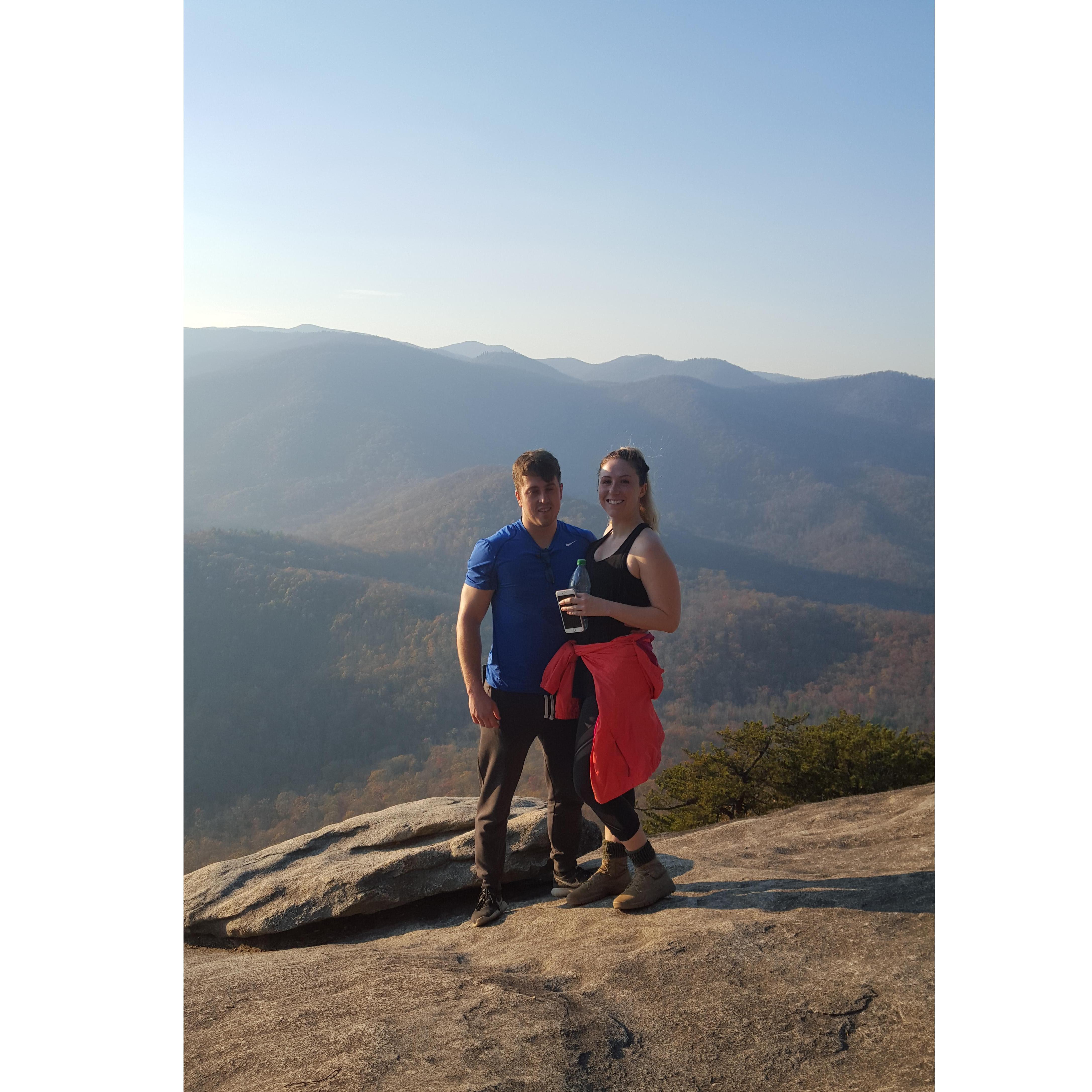 Hiking in Asheville, NC - 2016